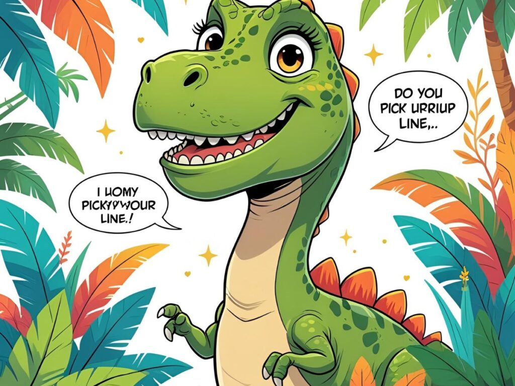 Flirty Dinosaur Pick Up Lines