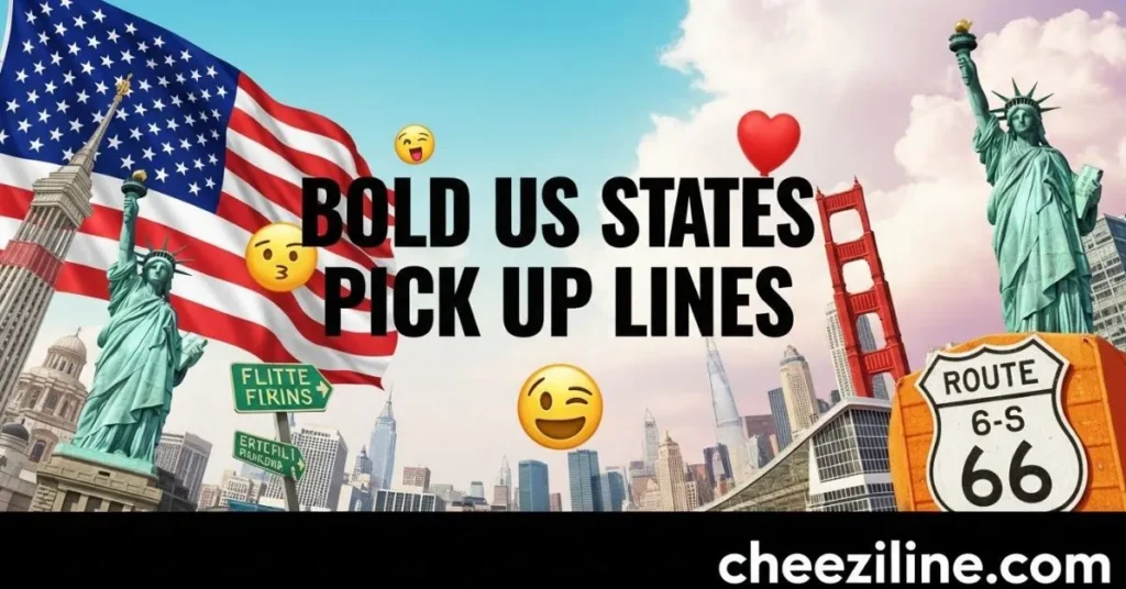 Bold US States Pick Up Lines
