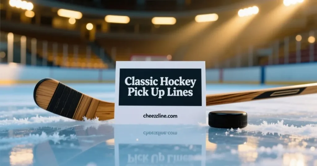 Classic Hockey Pick Up Lines