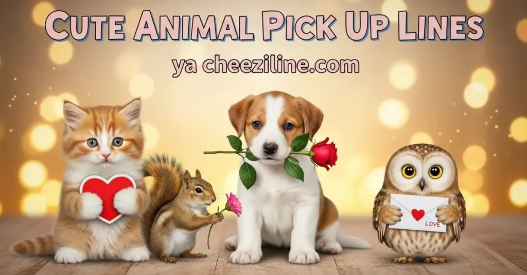 Cute Animal Pick Up Lines
