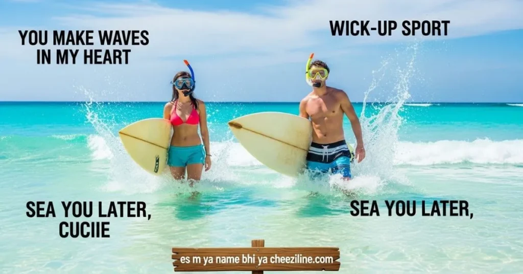 Short Water Sport Pick Up Lines for Captions