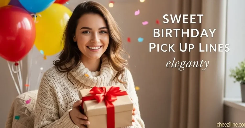 Sweet Birthday Pick Up Lines for a Heartfelt Touch