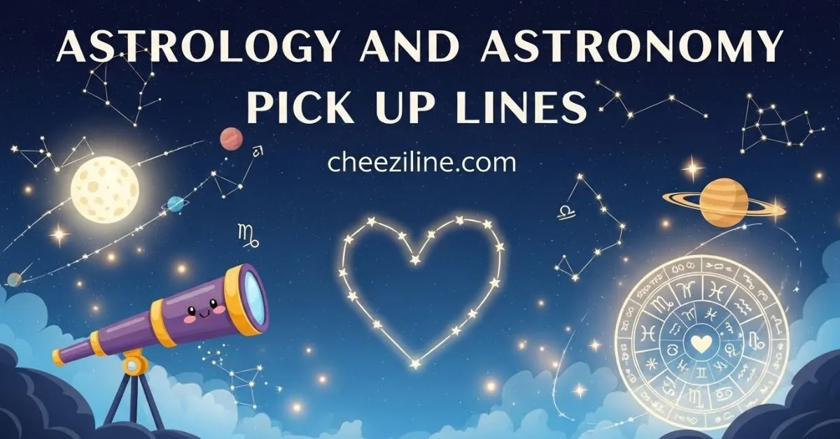 Read more about the article 529+ Astrology and Astronomy Pick Up Lines [Funny, Flirty & Cute] for 2026