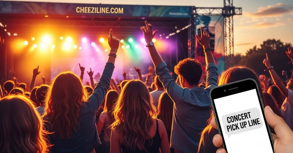 Read more about the article 367+ Concert and Music Festival Pick Up Lines [Funny, Flirty & Cute] for 2026