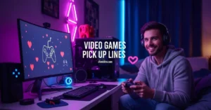 Read more about the article 390+ Video Games Pick Up Lines [Funny, Flirty & Cute] for 2026